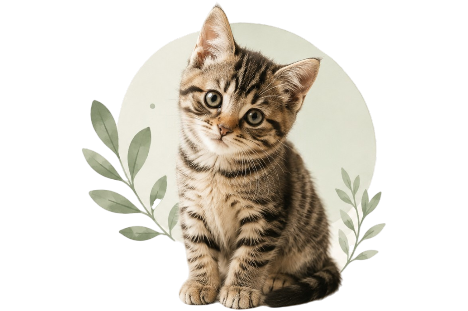 A cute contact cat